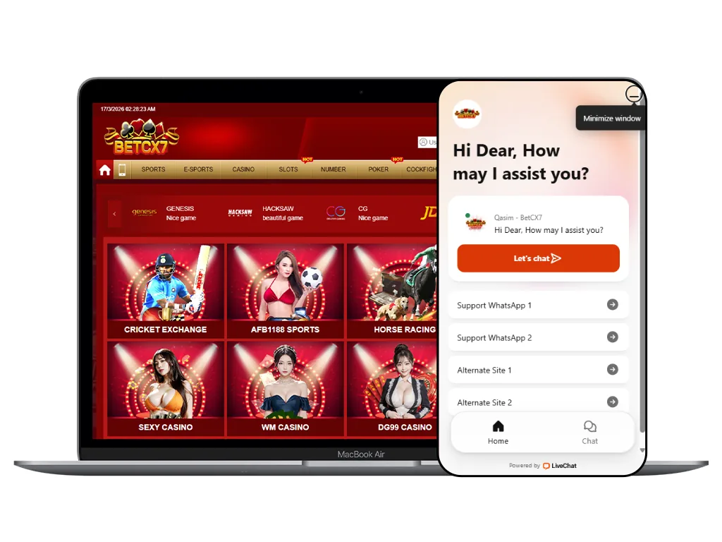 BetCX7 live customer support